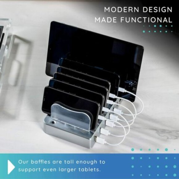 NEW DOK USB  Hercules Tuff Universal Multi Port Charging Dock Station - Picture 2 of 6